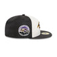 Baltimore Ravens Throwback Satin 59FIFTY Fitted Hat