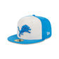 Detroit Lions Throwback Satin 59FIFTY Fitted Hat