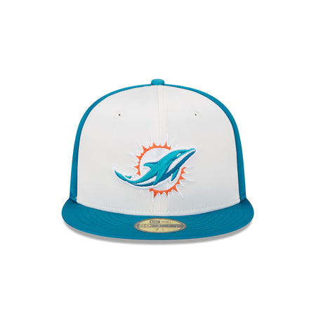 Miami Dolphins Throwback Satin 59FIFTY Fitted Hat