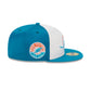 Miami Dolphins Throwback Satin 59FIFTY Fitted