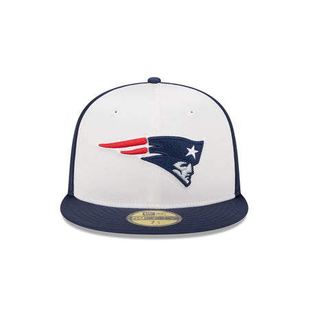 New England Patriots Throwback Satin 59FIFTY Fitted Hat