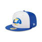Los Angeles Rams Throwback Satin 59FIFTY Fitted Hat