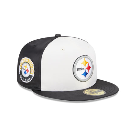 Pittsburgh Steelers Throwback Satin 59FIFTY Fitted Hat