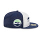 Seattle Seahawks Throwback Satin 59FIFTY Fitted Hat