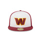 Washington Commanders Throwback Satin 59FIFTY Fitted Hat