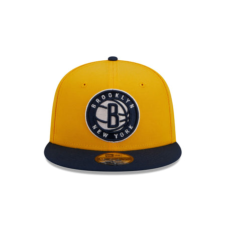 Brooklyn Nets Color Pack Gold 9FIFTY Snapback Hat