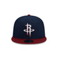 Houston Rockets Color Pack Navy 9FIFTY Snapback Hat