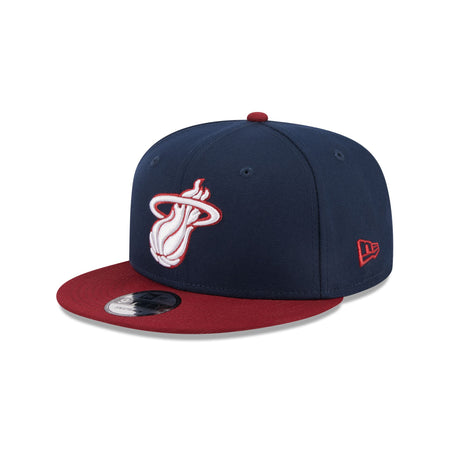 Miami Heat Color Pack Navy 9FIFTY Snapback Hat