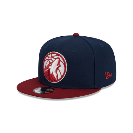 Minnesota Timberwolves Color Pack Navy 9FIFTY Snapback Hat