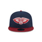 New Orleans Pelicans Color Pack Navy 9FIFTY Snapback Hat