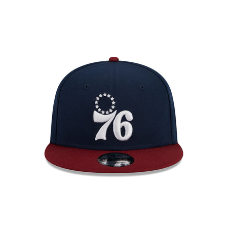 Philadelphia 76ers Color Pack Navy 9FIFTY Snapback Hat