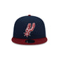 San Antonio Spurs Color Pack Navy 9FIFTY Snapback Hat
