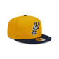 San Antonio Spurs Color Pack Gold 9FIFTY Snapback Hat