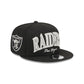 Las Vegas Raiders Throwback 9FIFTY Snapback Hat