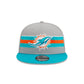 Miami Dolphins Lift Pass 9FIFTY Snapback Hat