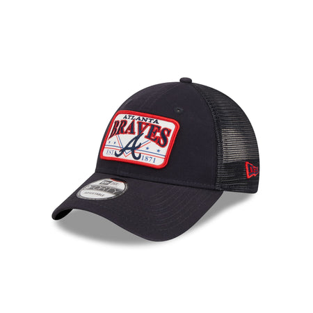 Atlanta Braves Lift Pass 9FORTY Snapback Hat