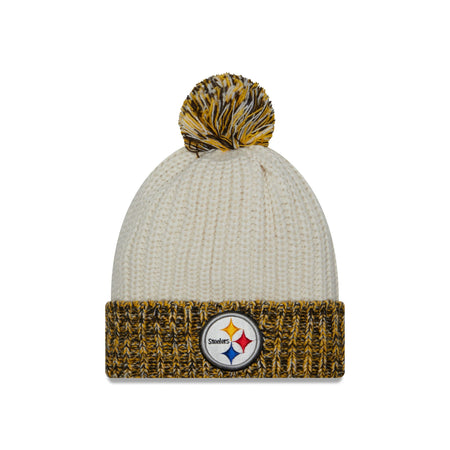 Pittsburgh Steelers Throwback Women's Pom Knit Hat