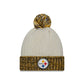 Pittsburgh Steelers Throwback Women's Pom Knit