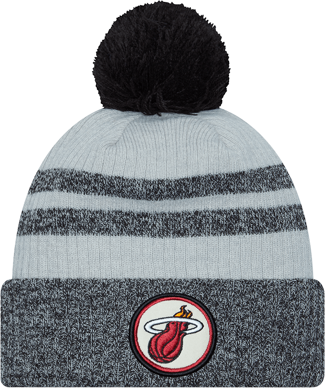 Miami Heat Sport Night Pom Knit Hat