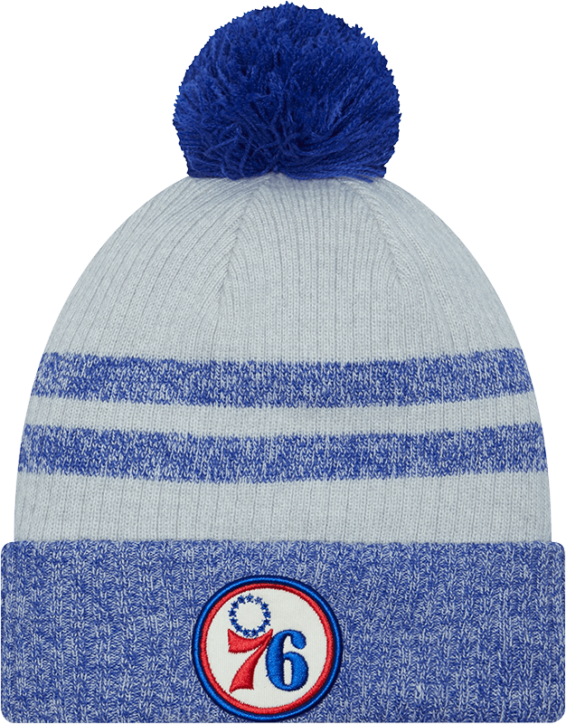 Philadelphia 76ers Sport Night Pom Knit Hat