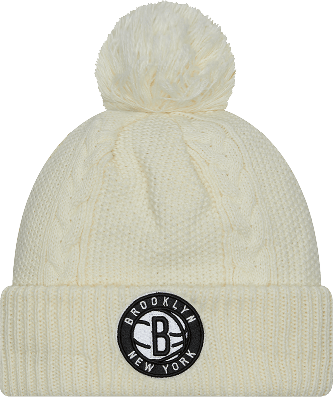 Brooklyn Nets Sport Night Women's Pom Knit Hat