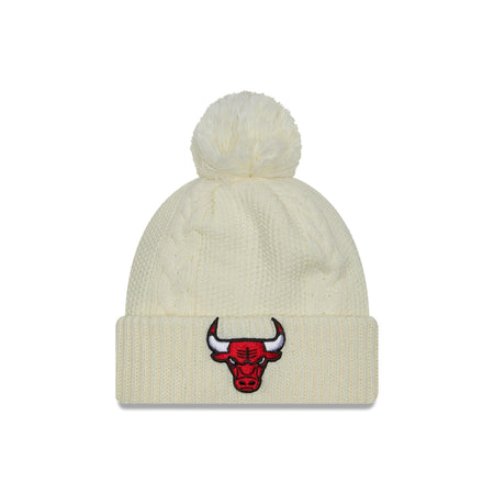 Chicago Bulls Sport Night Women's Pom Knit Hat