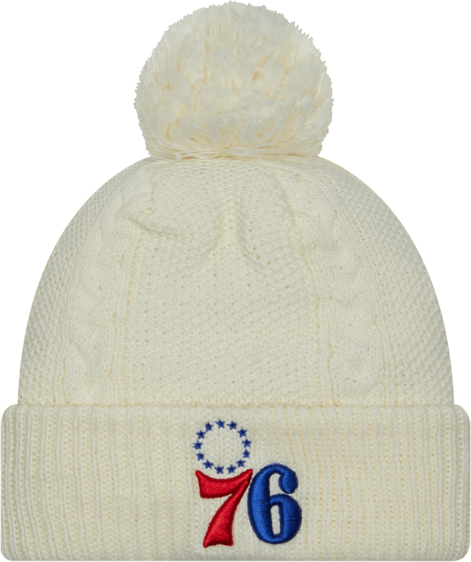 Philadelphia 76ers Sport Night Women's Pom Knit Hat