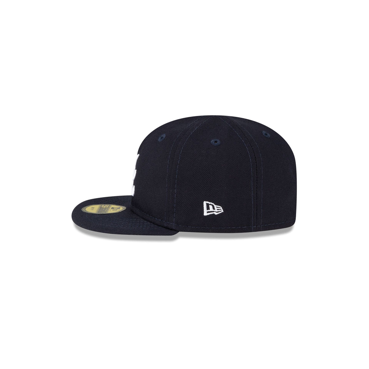 Atlanta Braves Kids Rear Wordmark 59FIFTY Fitted Hat