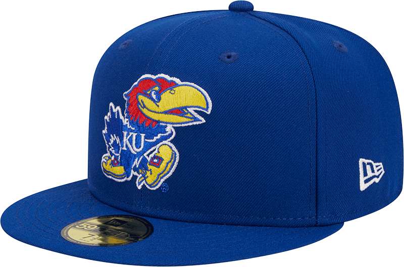 Kansas Jayhawks Blue 59FIFTY Fitted Hat