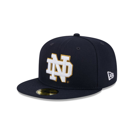 Notre Dame Fighting Irish Navy 59FIFTY Fitted Hat - New Era Cap