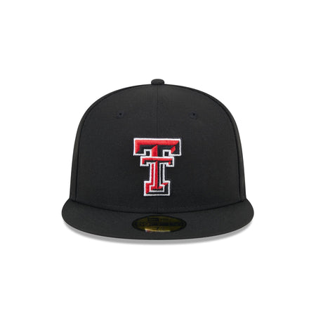 Texas Tech Red Raiders Black 59FIFTY Fitted Hat