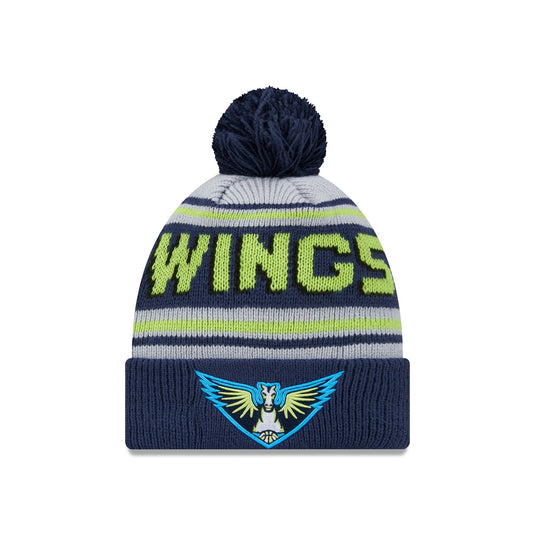 Dallas Wings 2024 Team Pom Knit Hat - New Era Cap