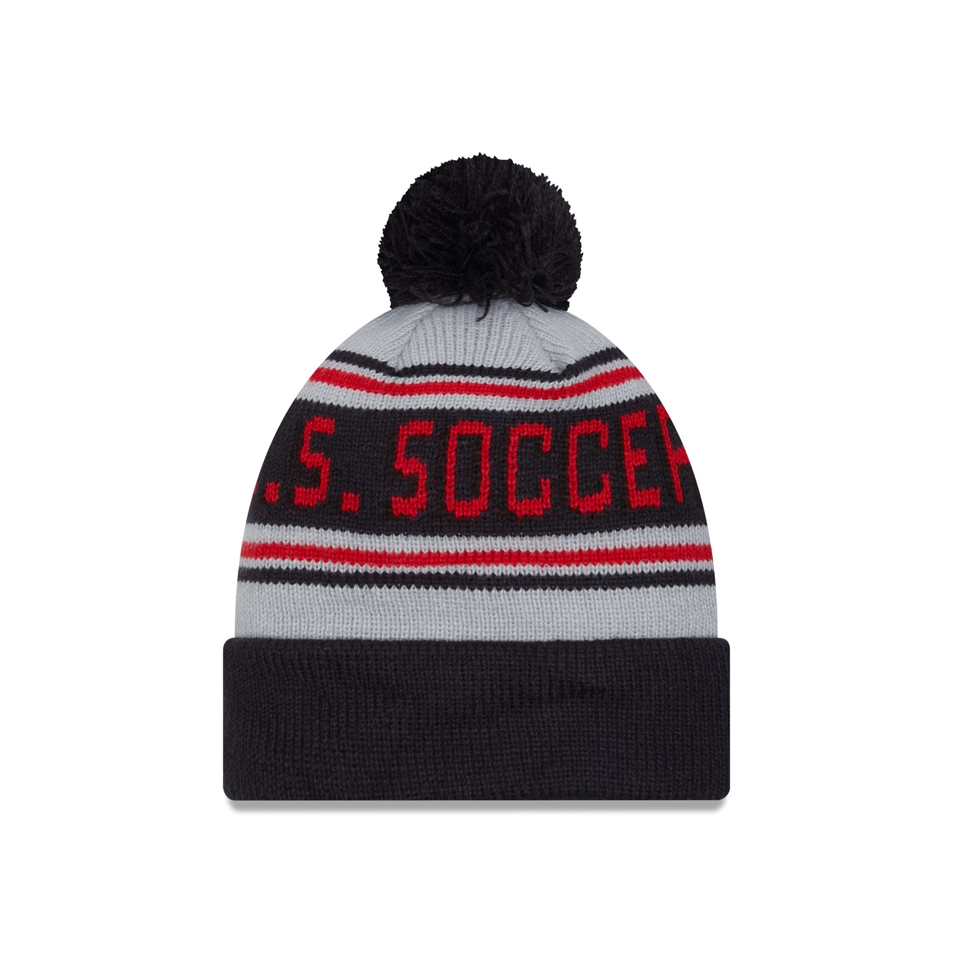 U.S. Soccer Men's National Team Navy Pom Knit Hat