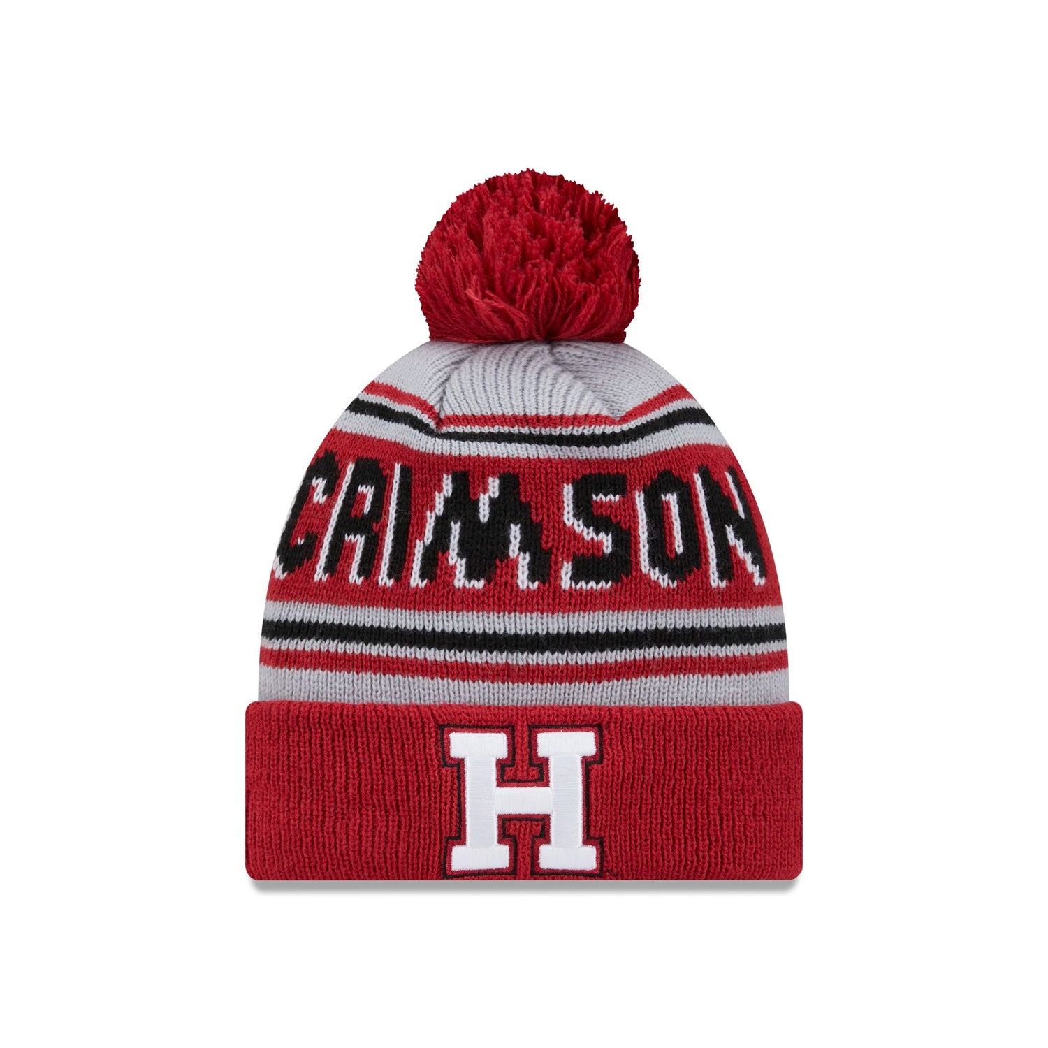 Harvard Crimson Go-To Pom Knit Hat