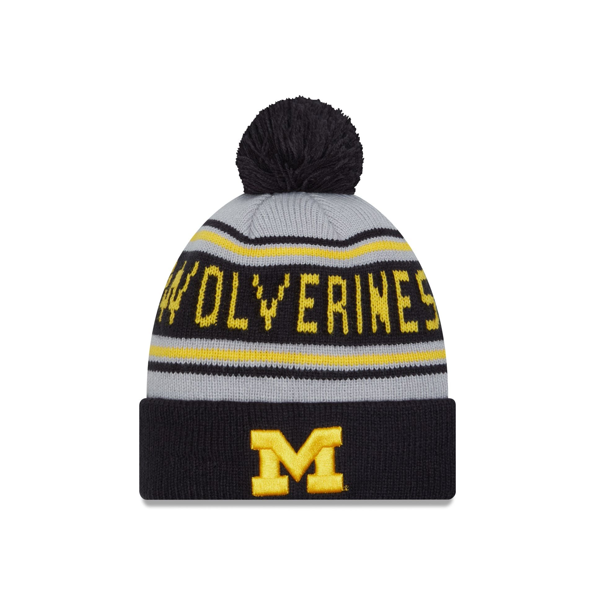 Michigan Wolverines Go-To Pom Knit Hat