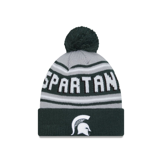Michigan State Spartans Go-To Pom Knit Hat - New Era Cap