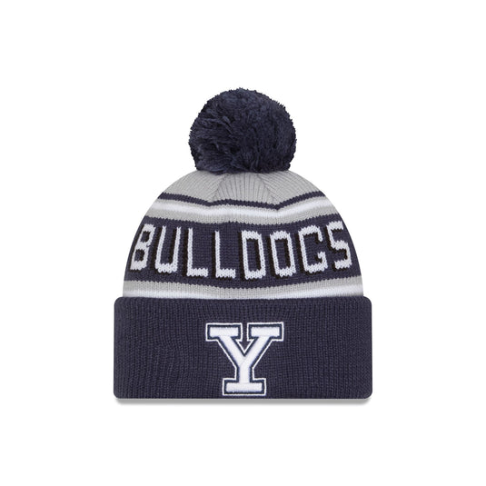Yale Bulldogs Go-To Pom Knit Hat - New Era Cap