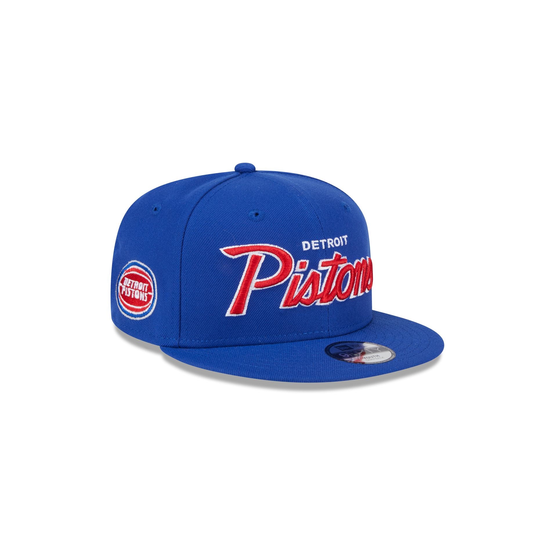 Detroit Pistons Script Kids 9FIFTY Snapback Hat – New Era Cap