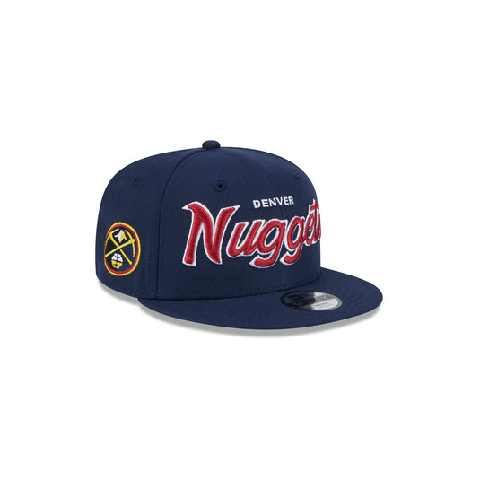 Denver Nuggets Script Kids 9FIFTY Snapback Hat - New Era Cap