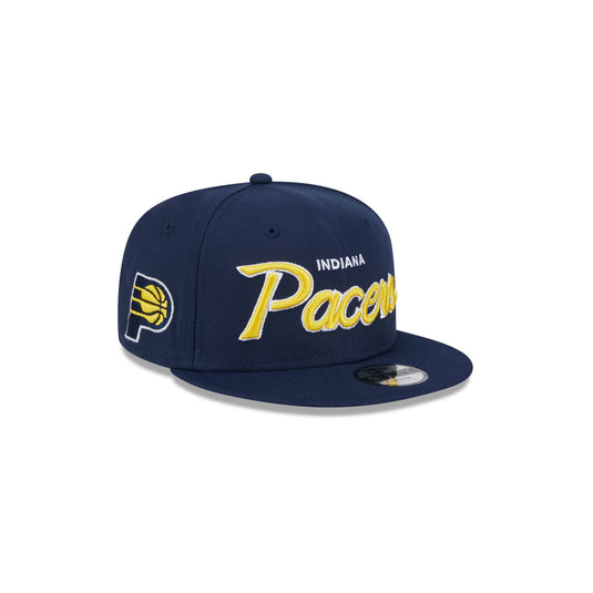 Indiana Pacers Script Kids 9FIFTY Snapback Hat - New Era Cap