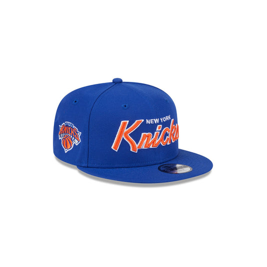New York Knicks Script Kids 9FIFTY Snapback Hat - New Era Cap