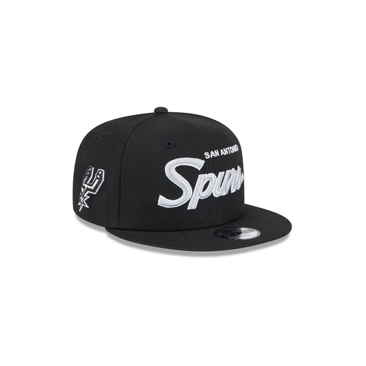 San Antonio Spurs Script Kids 9FIFTY Snapback Hat - New Era Cap