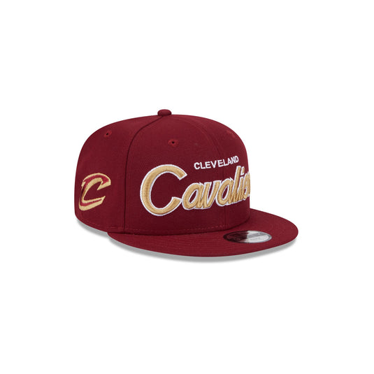 Cleveland Cavaliers Script Kids 9FIFTY Snapback Hat - New Era Cap