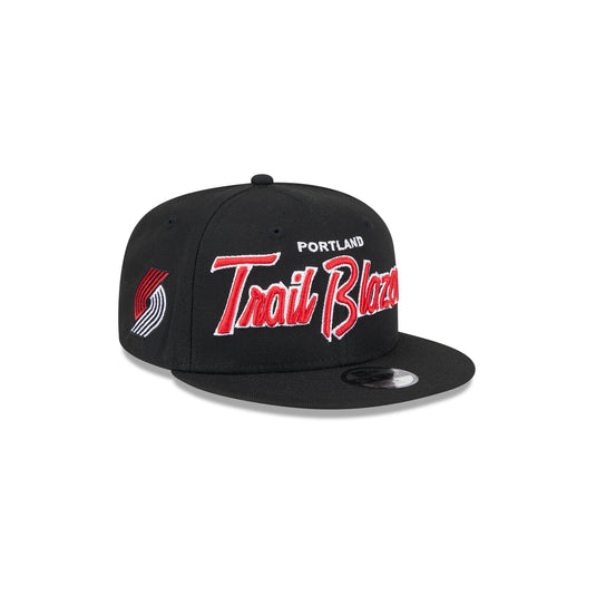 Portland Trail Blazers Script Kids 9FIFTY Snapback Hat - New Era Cap