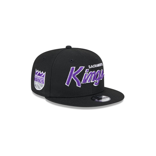 Sacramento Kings Script Kids 9FIFTY Snapback Hat - New Era Cap