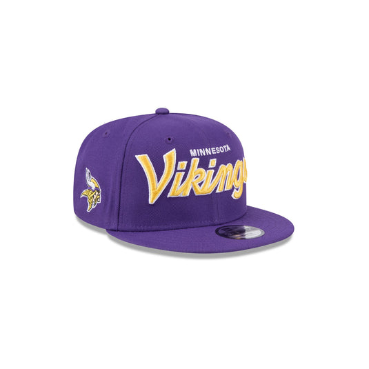 Minnesota Vikings Script Kids 9FIFTY Snapback Hat - New Era Cap