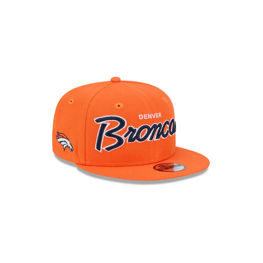 Denver Broncos Script Kids 9FIFTY Snapback Hat - New Era Cap