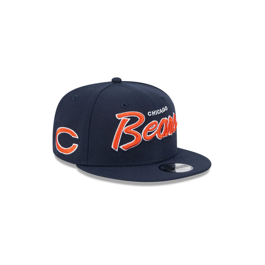 Chicago Bears Script Kids 9FIFTY Snapback Hat - New Era Cap