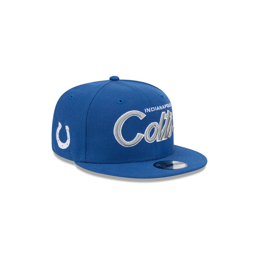 Indianapolis Colts Script Kids 9FIFTY Snapback Hat - New Era Cap