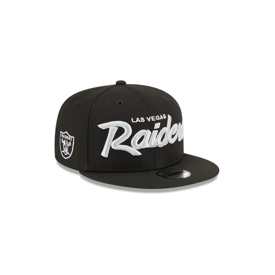 Las Vegas Raiders Script Kids 9FIFTY Snapback Hat - New Era Cap